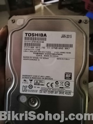 Toshiba 1Tb Hard disk